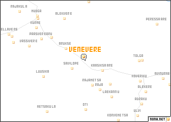 map of Venevere