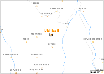 map of Veneza