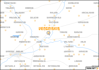 map of Vengriškis