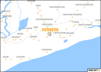 map of Venhene
