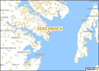 map of Venice Beach