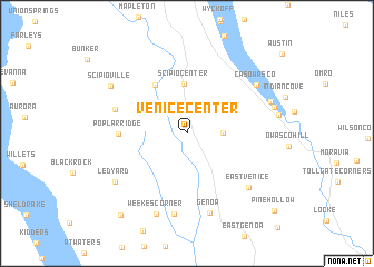 map of Venice Center