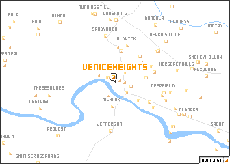 map of Venice Heights