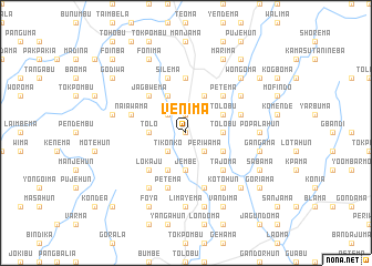 map of Venima