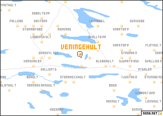 map of Veningehult