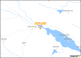 map of Venjan