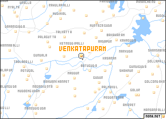 map of Venkatāpuram