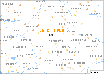 map of Venkatāpur