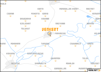 map of Vénkert
