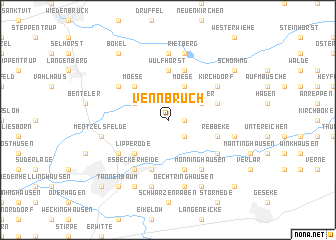 map of Vennbruch