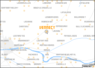 map of Vennecy