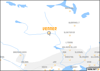 map of Venner