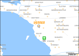 map of Venner