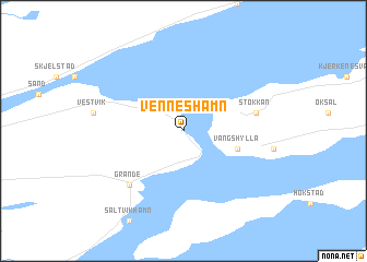 map of Venneshamn