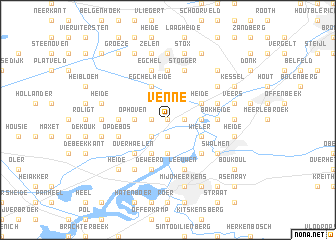 map of Venne