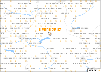 map of Venn Kreuz