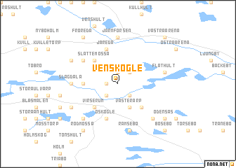 map of Venskögle