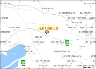 map of Ventabren