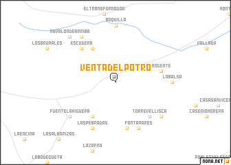 map of Venta del Potro