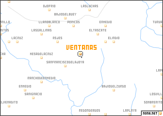 map of Ventanas