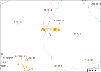 map of Ventanas