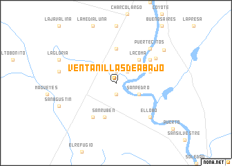 map of Ventanillas de Abajo