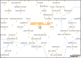 map of Ventanillok