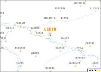 map of Venta