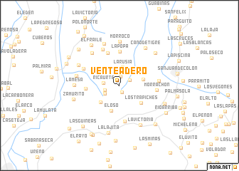 map of Venteadero