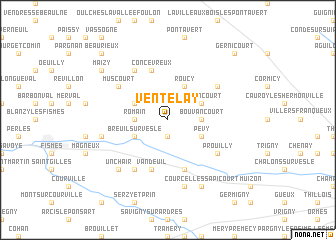 map of Ventelay