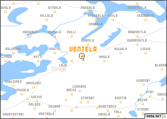 map of Ventelä