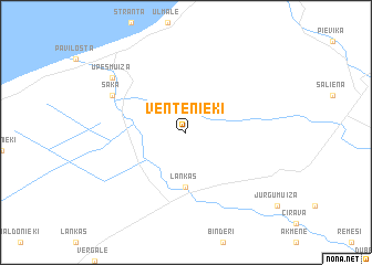 map of Ventenieki