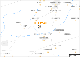 map of Venterspos