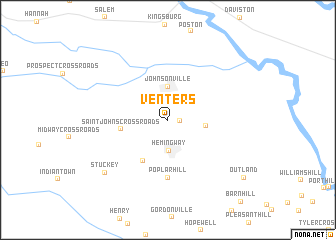 map of Venters