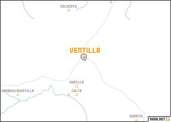 map of Ventilla