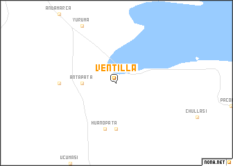 map of Ventilla