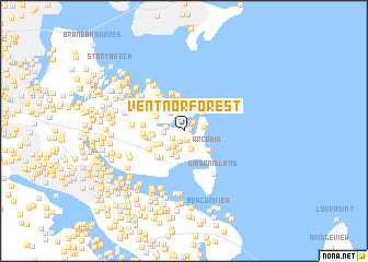 map of Ventnor Forest