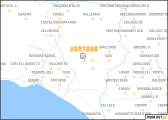 map of Ventosa