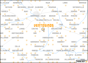map of Ventosinos
