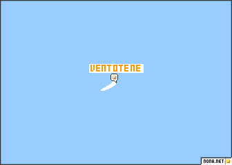 map of Ventotene