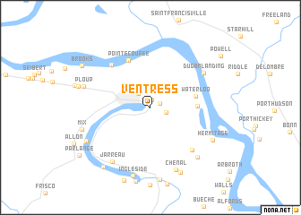 map of Ventress