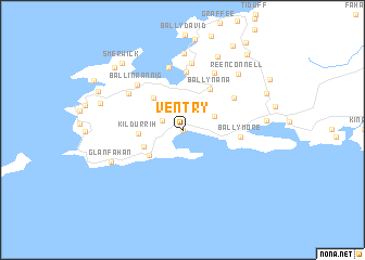 Ventry (Ireland) map - nona.net