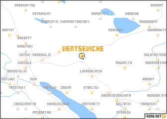 map of Ventseviche