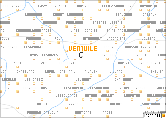 map of Ventuile