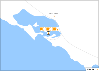 map of Venus Bay