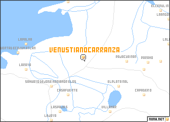 map of Venustiano Carranza