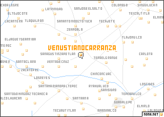 map of Venustiano Carranza