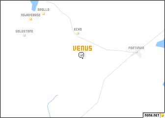 map of Venus