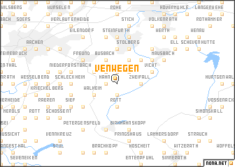 map of Venwegen