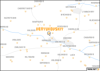 map of Venyukovskiy